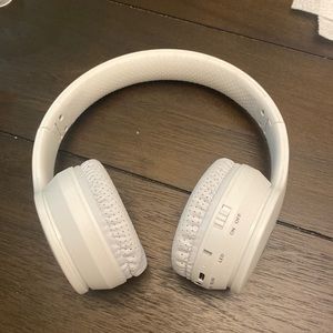White headphones